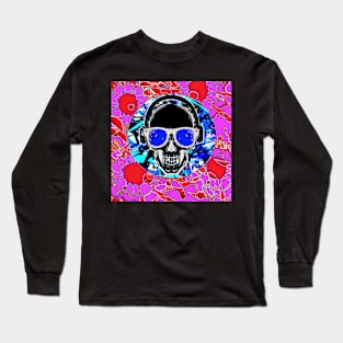 skull gothic tattoo Long Sleeve T-Shirt